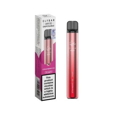 ELF BAR 600V2 STRAWBERRY ICE