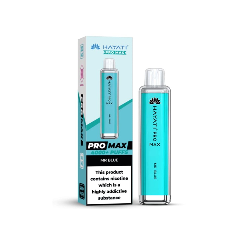 Hayati Pro Max 4000 20MG Nicotine - Mr Blue Hayati Pro Max 4000 20MG Nicotine - Mr Blue