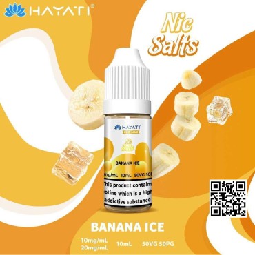 HAYATI Crystal Pro Max Nic Salts - BANANA ICE