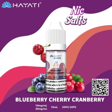 HAYATI Crystal Pro Max Nic Salts - BLUEBERRY CHERRY CRANBERRY