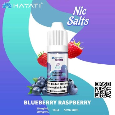 HAYATI Crystal Pro Max Nic Salts - BLUEBERRY RASPBERRY