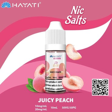 HAYATI Crystal Pro Max Nic Salts - JUICE PEACH