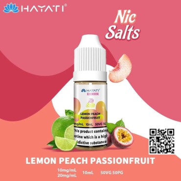 HAYATI Crystal Pro Max Nic Salts - LEMON PEACH PASSIONFRUIT